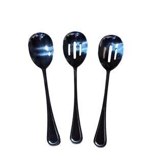 NEW! Set of 3 Winco Stainless Steel Serving Spoons. 18-8  #78. Serveware. Dinner